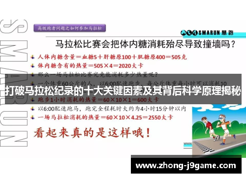 打破马拉松纪录的十大关键因素及其背后科学原理揭秘